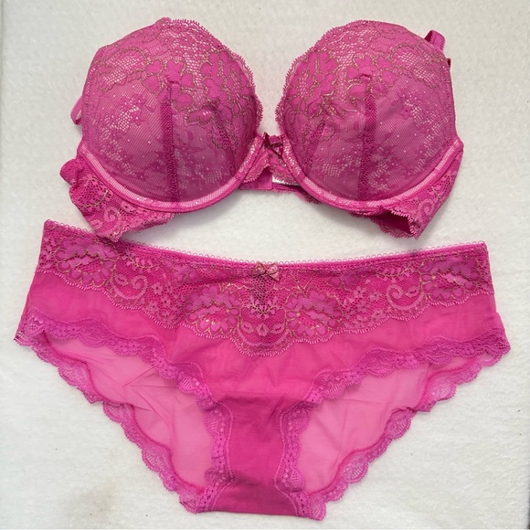 Victoria’s Secret 34C/M Dream Angels 2011 NWT Push-Up Bra & Bikini Panty Set - Picture 3 of 16